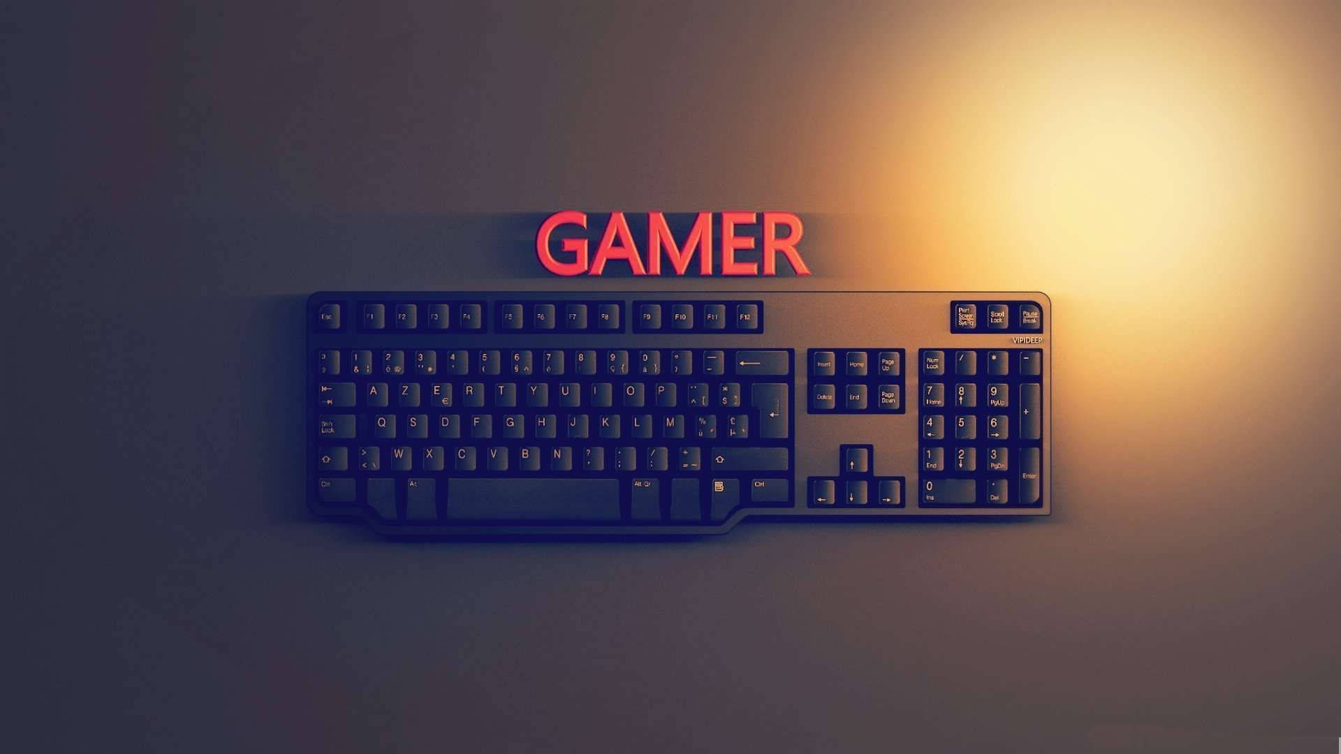 Wireless Gaming Keyboard Aesthetic Picture