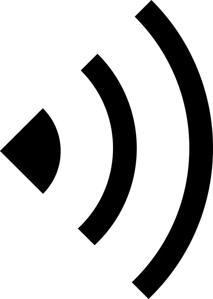 Wireless Signal Icon Black PNG