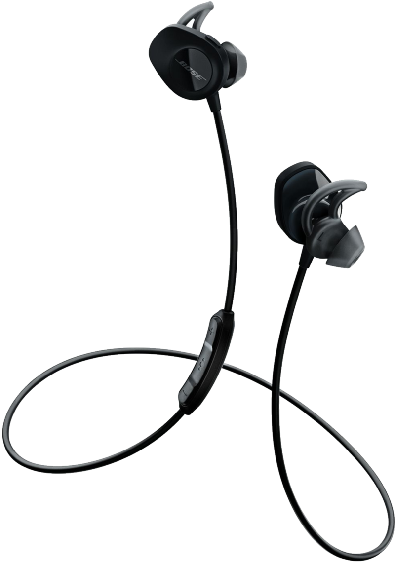 Wireless Sport Earbuds Isolated PNG