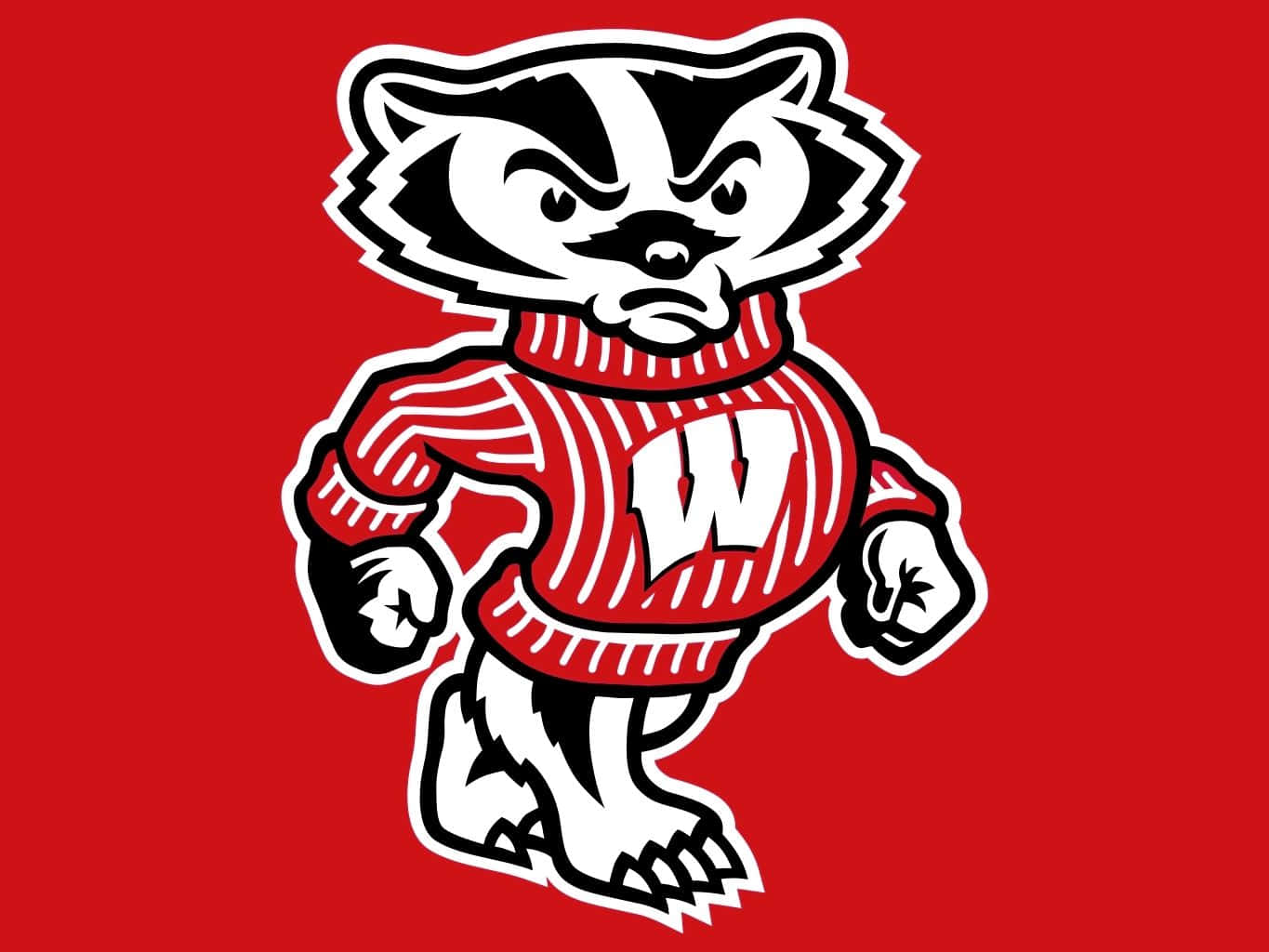 Wisconsin Badgers Team Logo Wallpaper Wallpaper