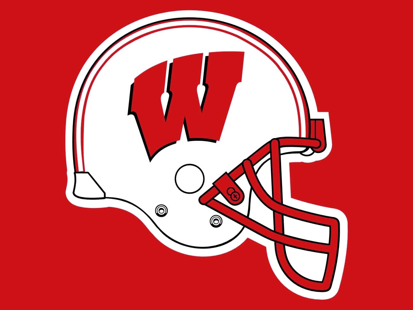 Wisconsin Badgers celebrating victory on the field Wallpaper
