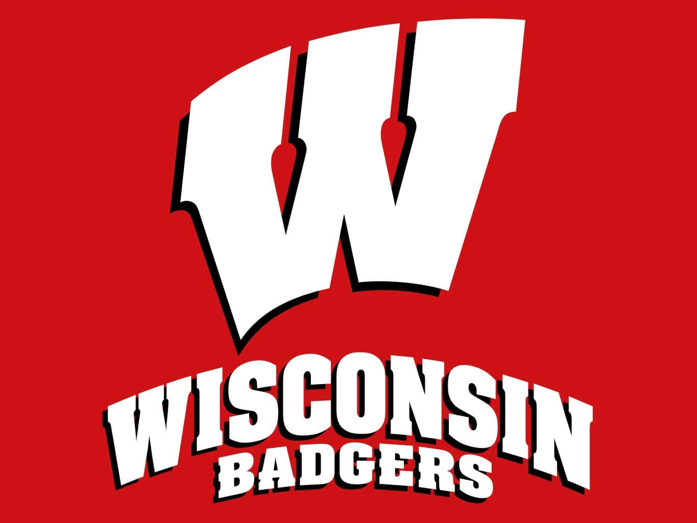 Wisconsin Badgers football team in action during a match Wallpaper
