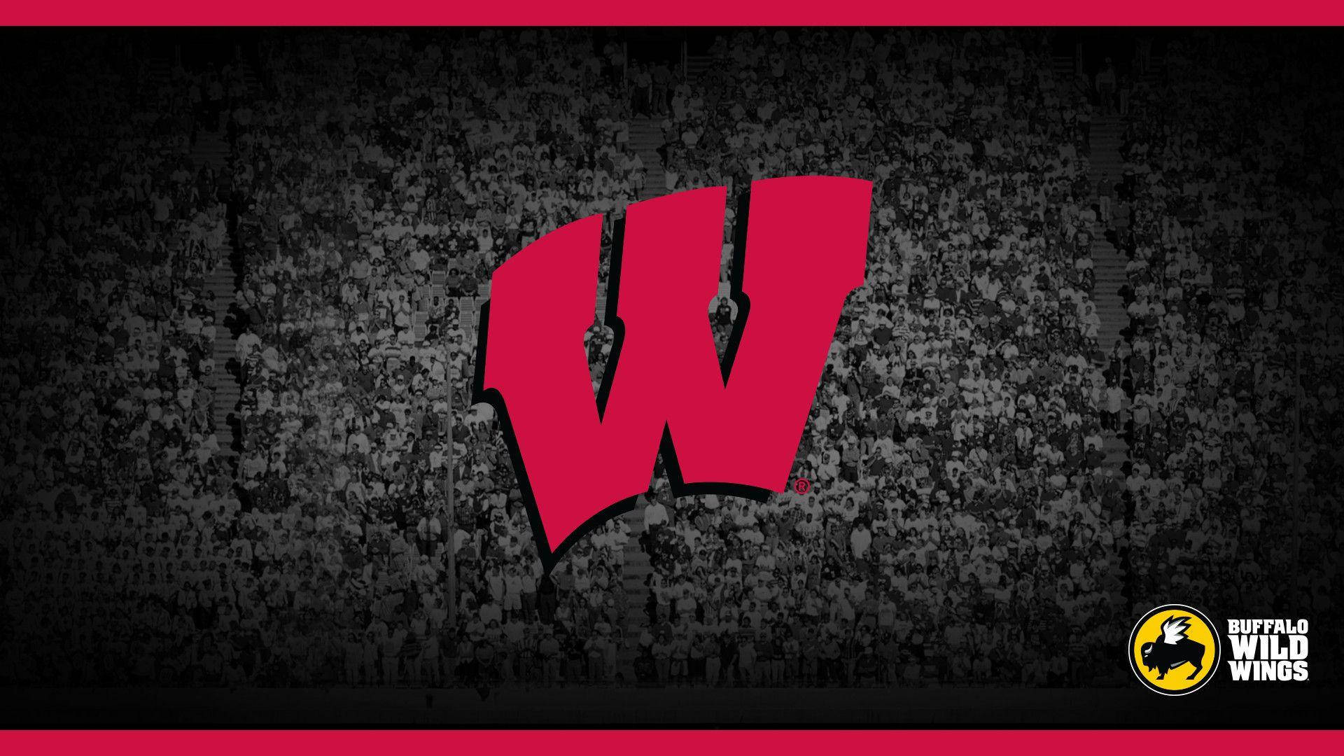 Wisconsinbadgers Rot Schwarz Wallpaper