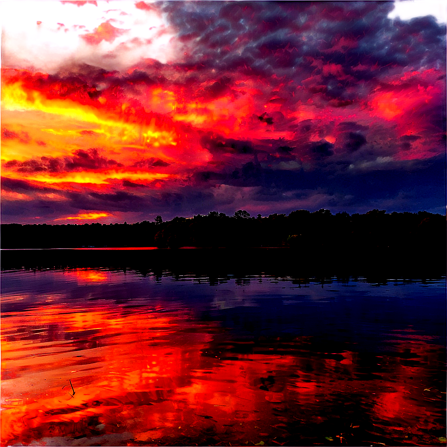 Wisconsin Lakeside Sunset Png 46 PNG