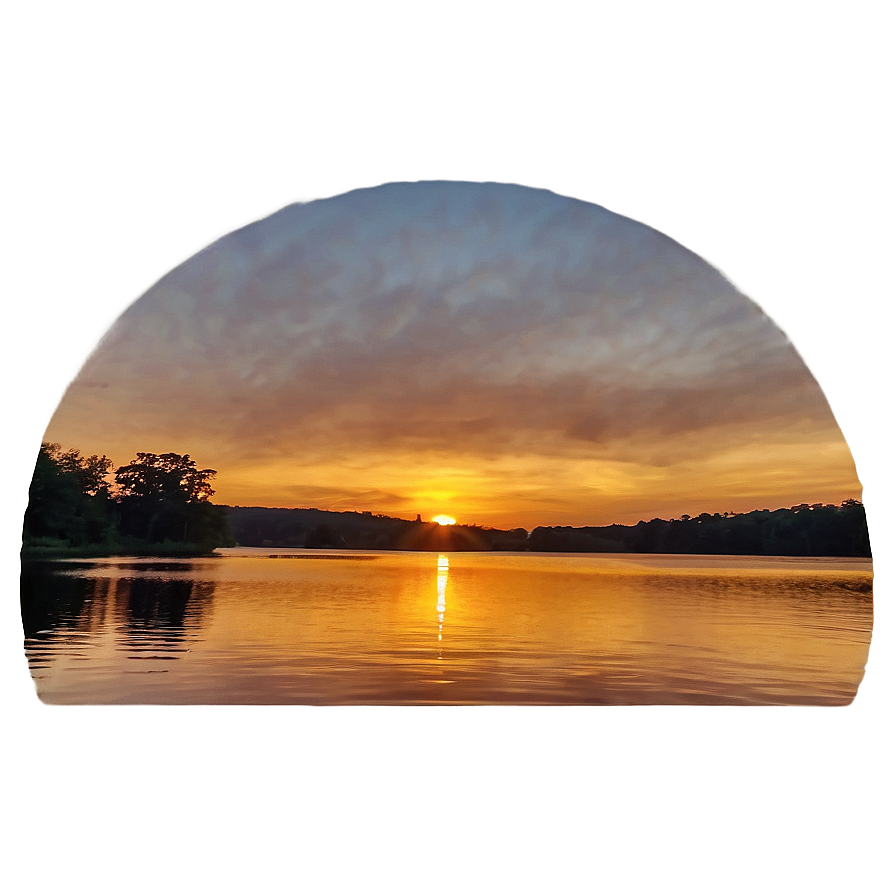 Wisconsin Lakeside Sunset Png Hdp39 PNG