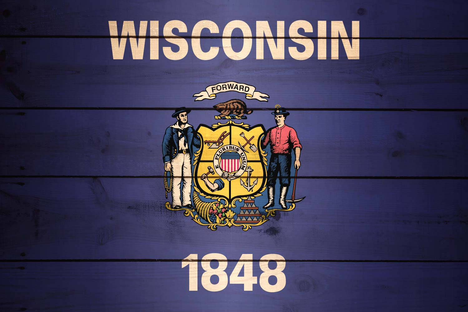 Wisconsin Wooden State Picture