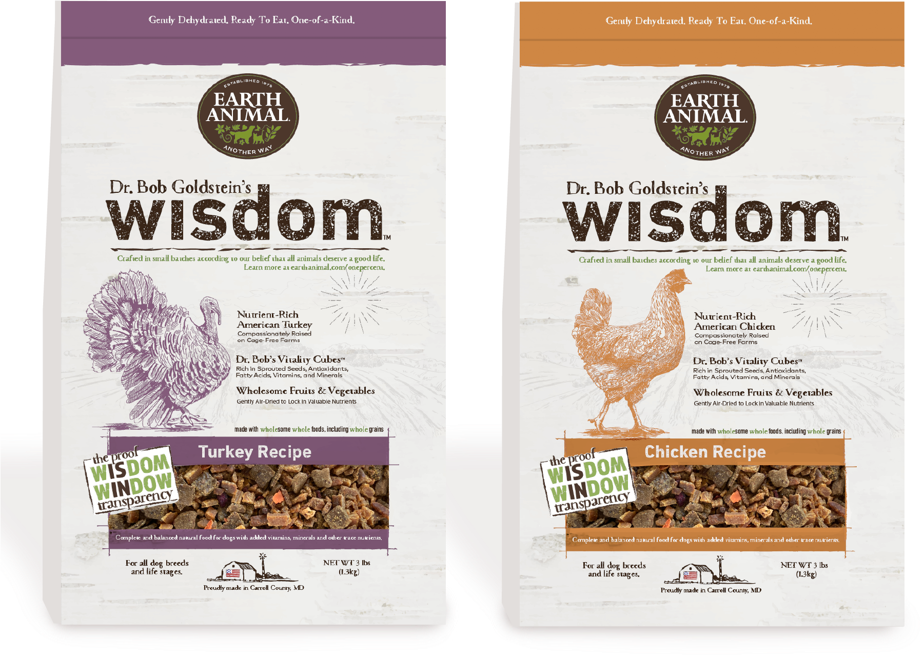 Wisdom Pet Food Turkeyand Chicken Recipes PNG