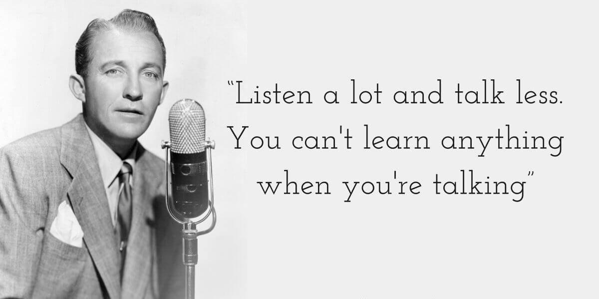 Vise Bing Crosby citat: 