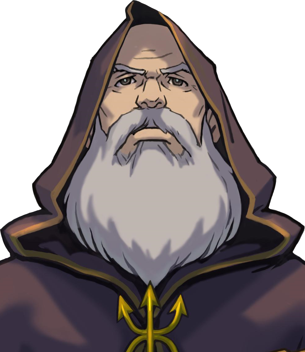 Wise Mage Portrait PNG
