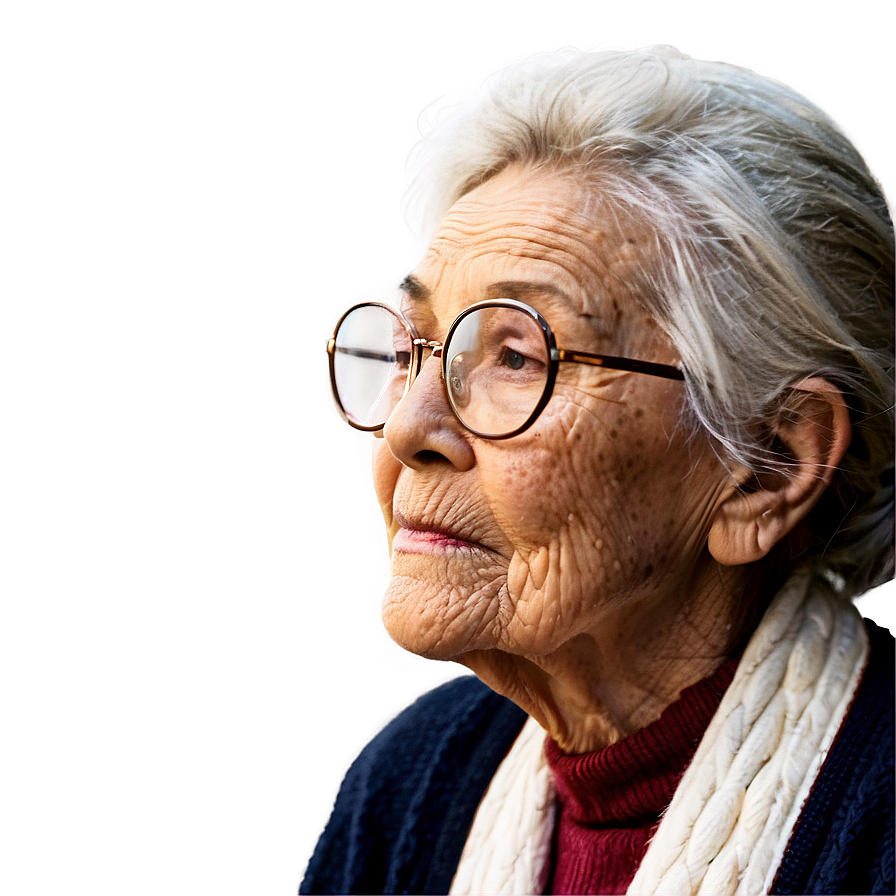 Wise Old Woman Illustration Png 59 PNG