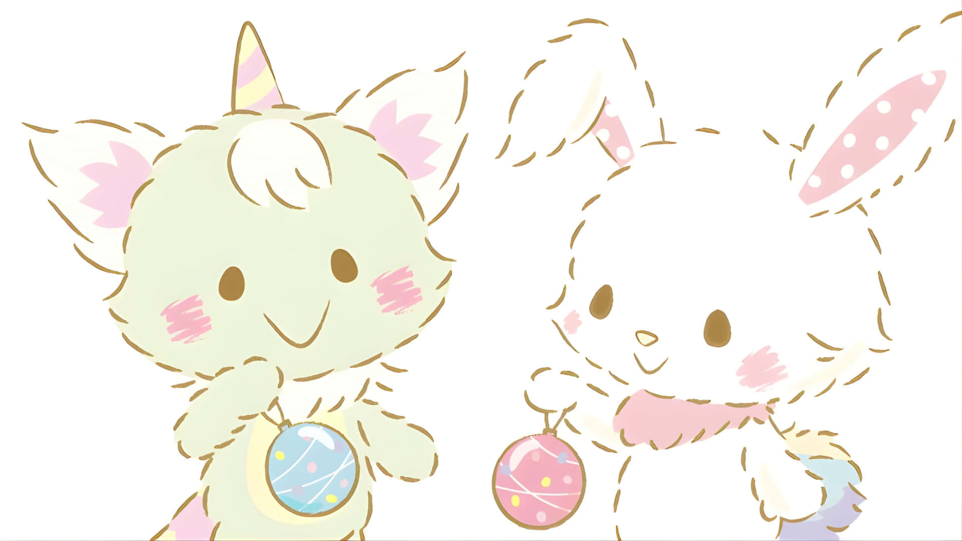 Wish Me Mell Søde Karakterer Wallpaper