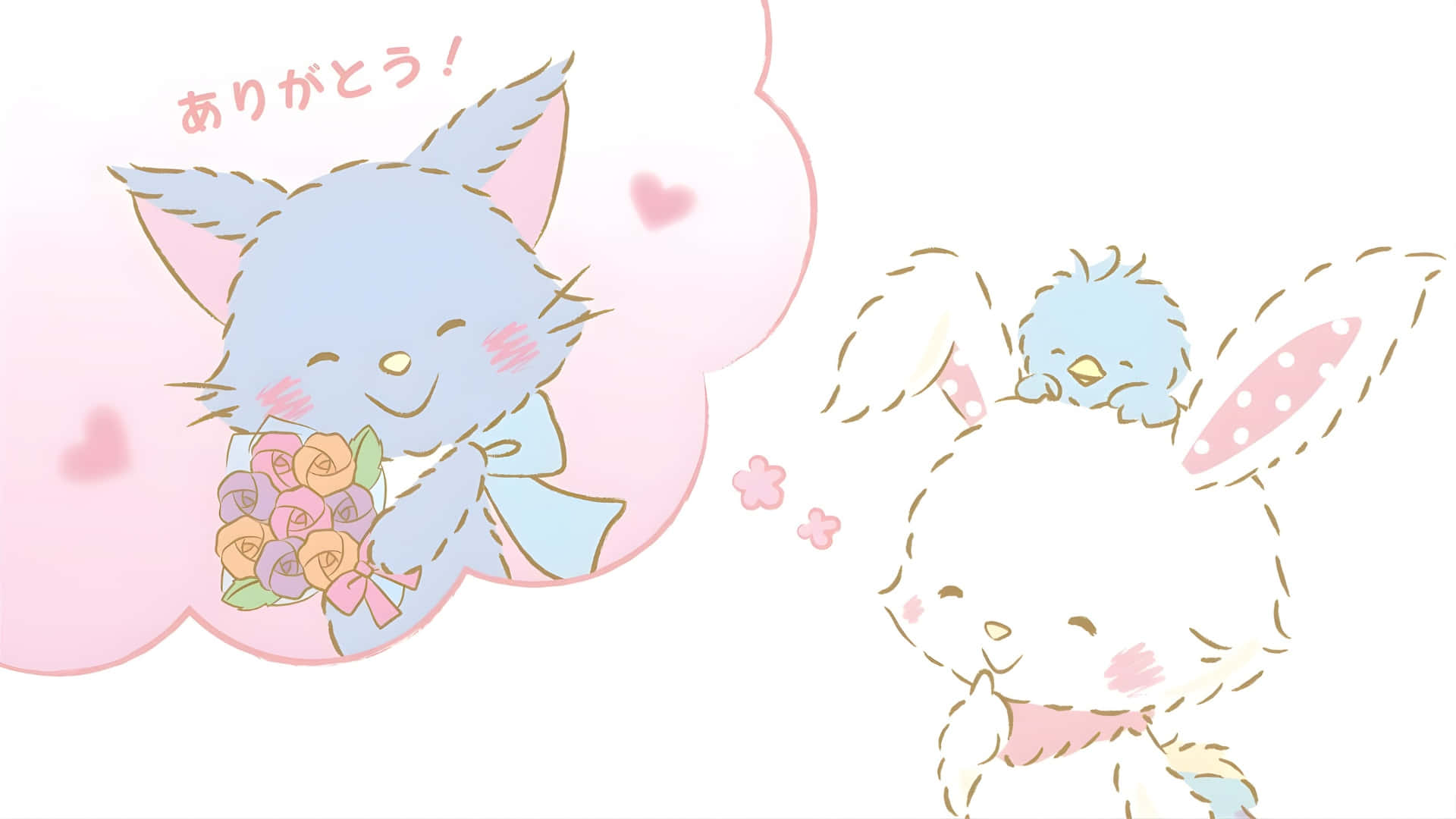 Wish Me Mell Cute Characters Wallpaper