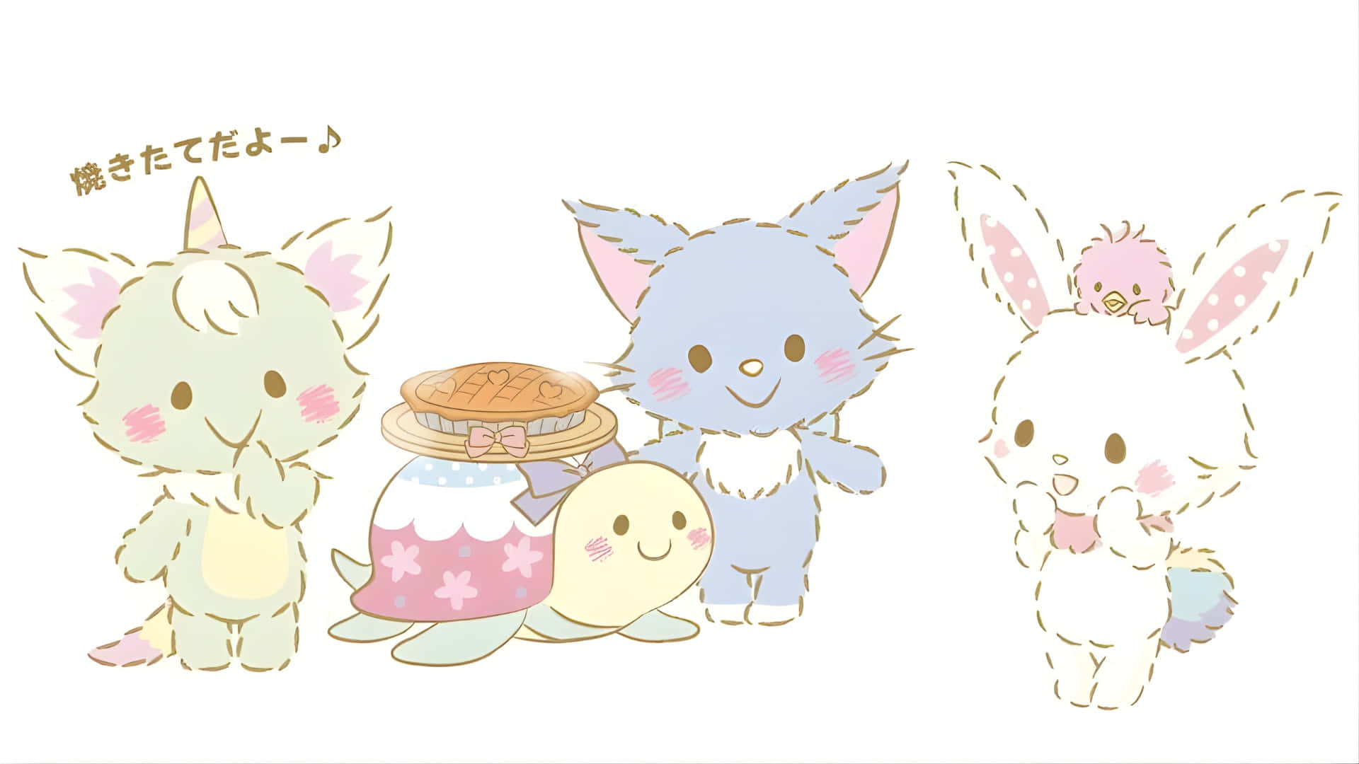 Ønsk Mig Mell Søde Karakterer Wallpaper