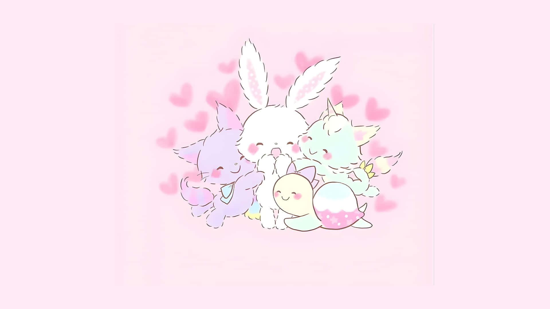 Wish Me Mell Cute Characters Wallpaper