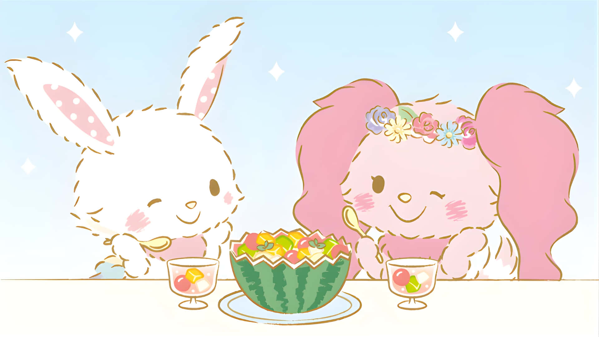 Wish Me Mell Søde Karakterer Wallpaper