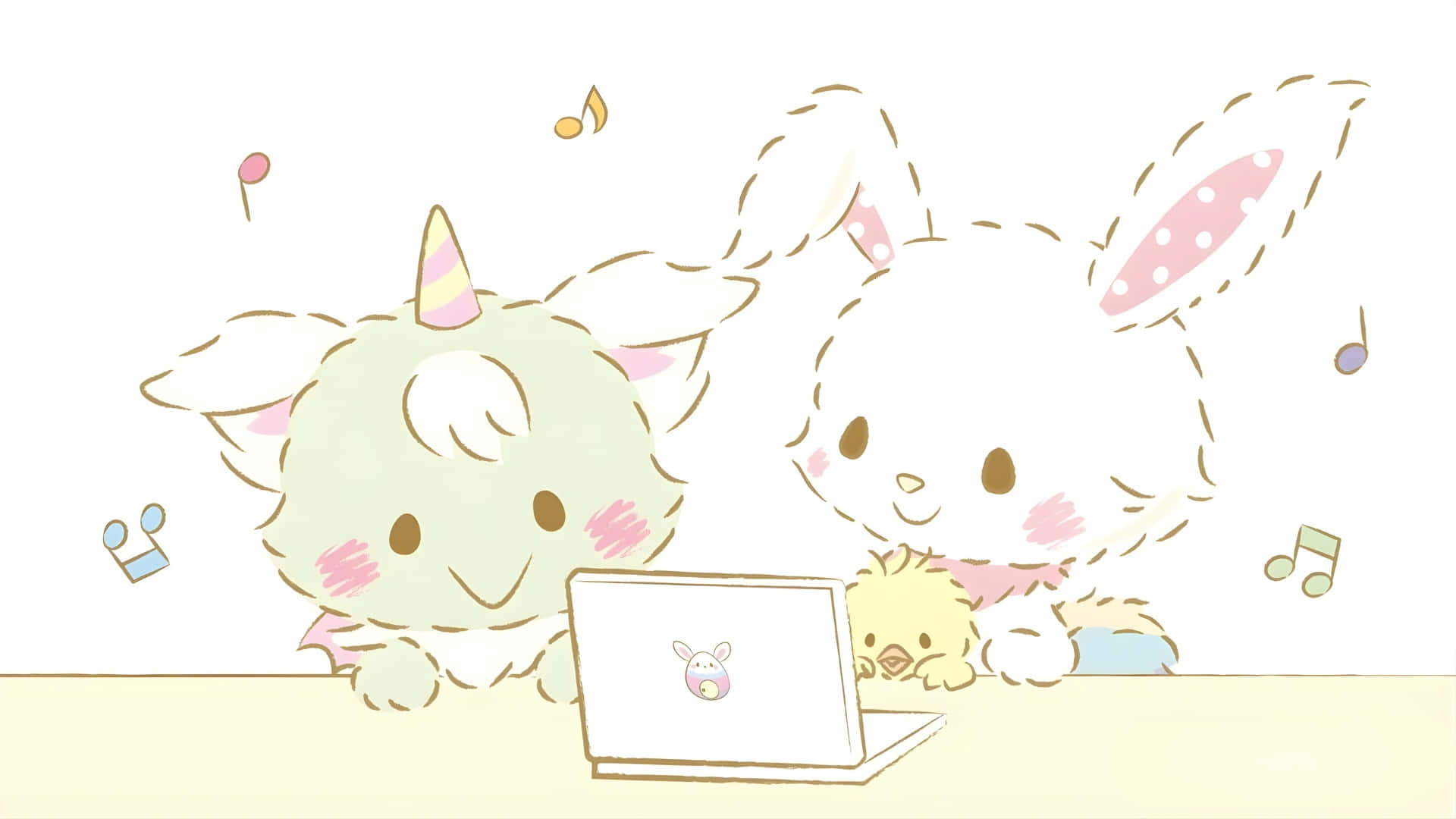 Ønsk Mig Mell Søde Venner Wallpaper