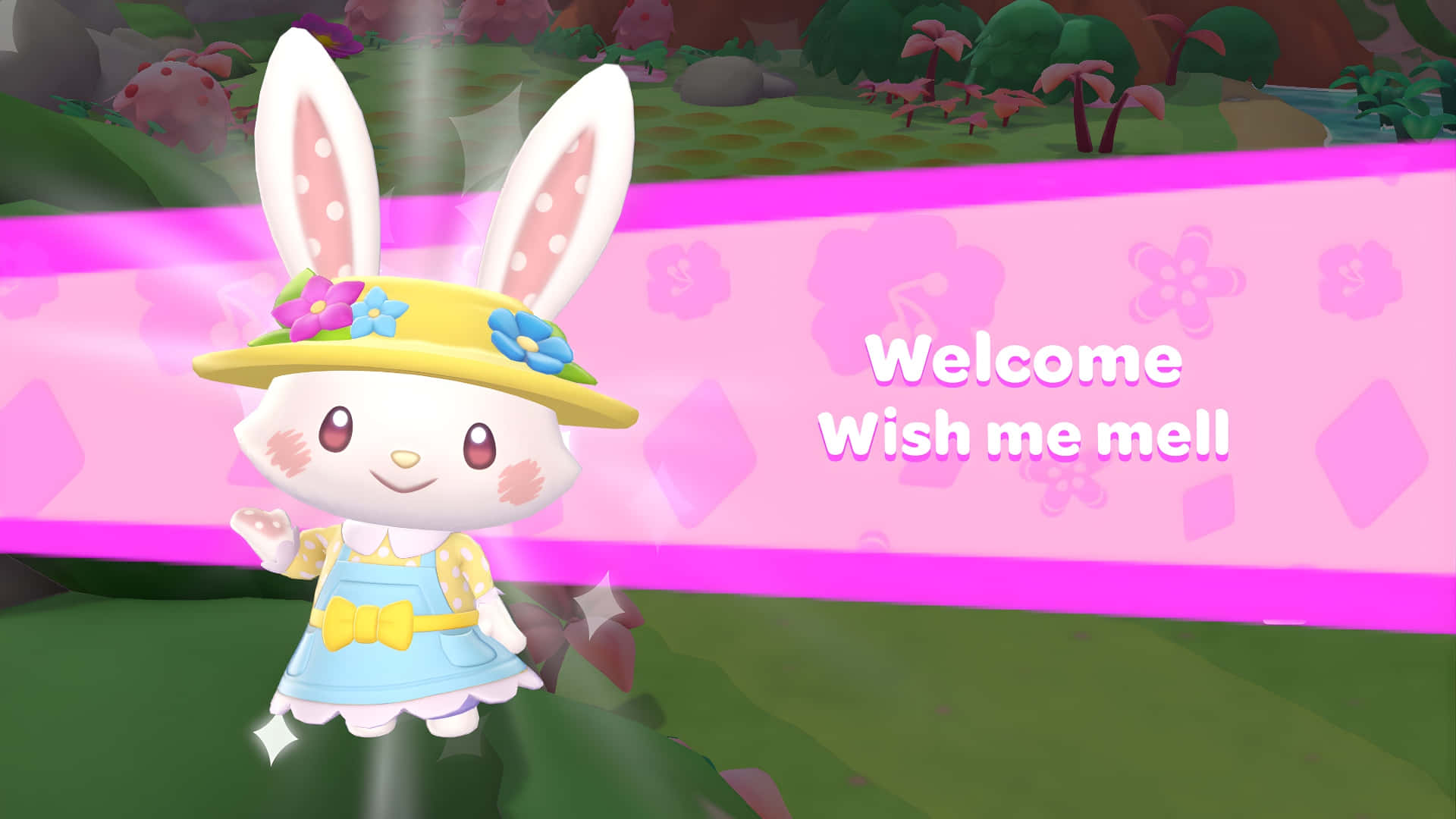 Wish Me Mell Welcome Screen Wallpaper