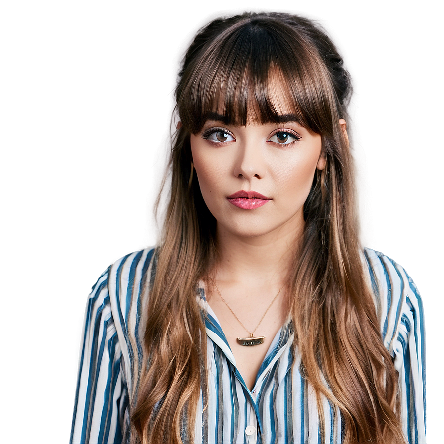 Wispy Bangs Lookbook Png Kqb70 PNG