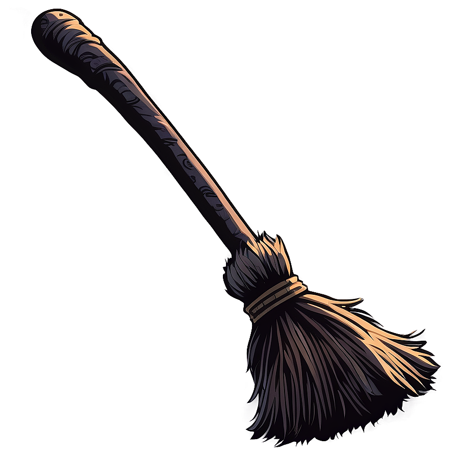 Witch Broomstick Png 05262024 PNG