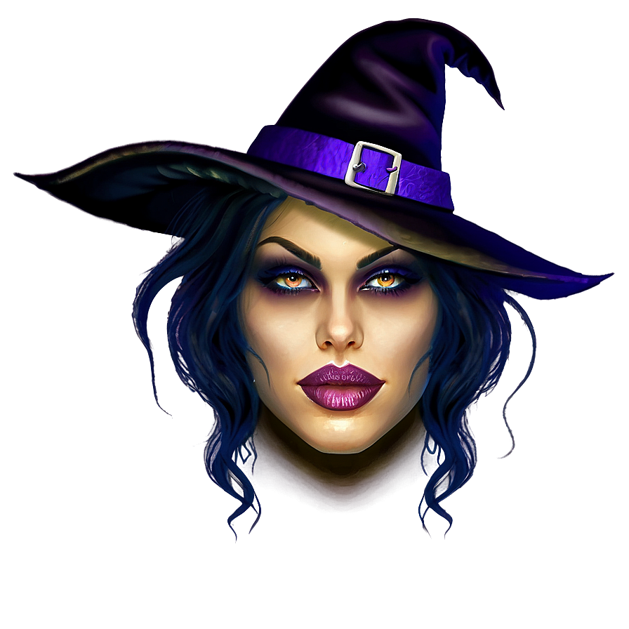 Download Witch Face Halloween Png Ppm26 | Wallpapers.com