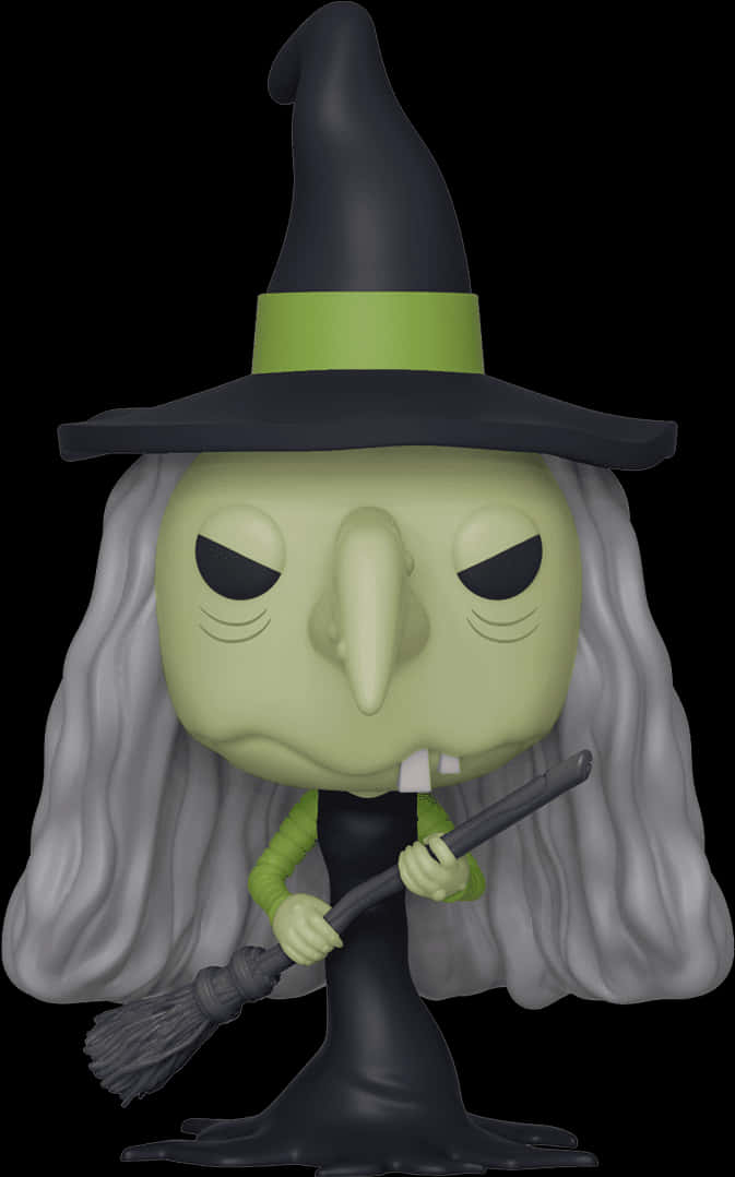 Witch Figure Nightmare Before Christmas PNG