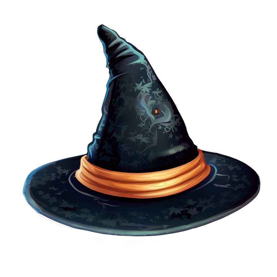 Download Witch Hat With Broom Png 05252024 | Wallpapers.com