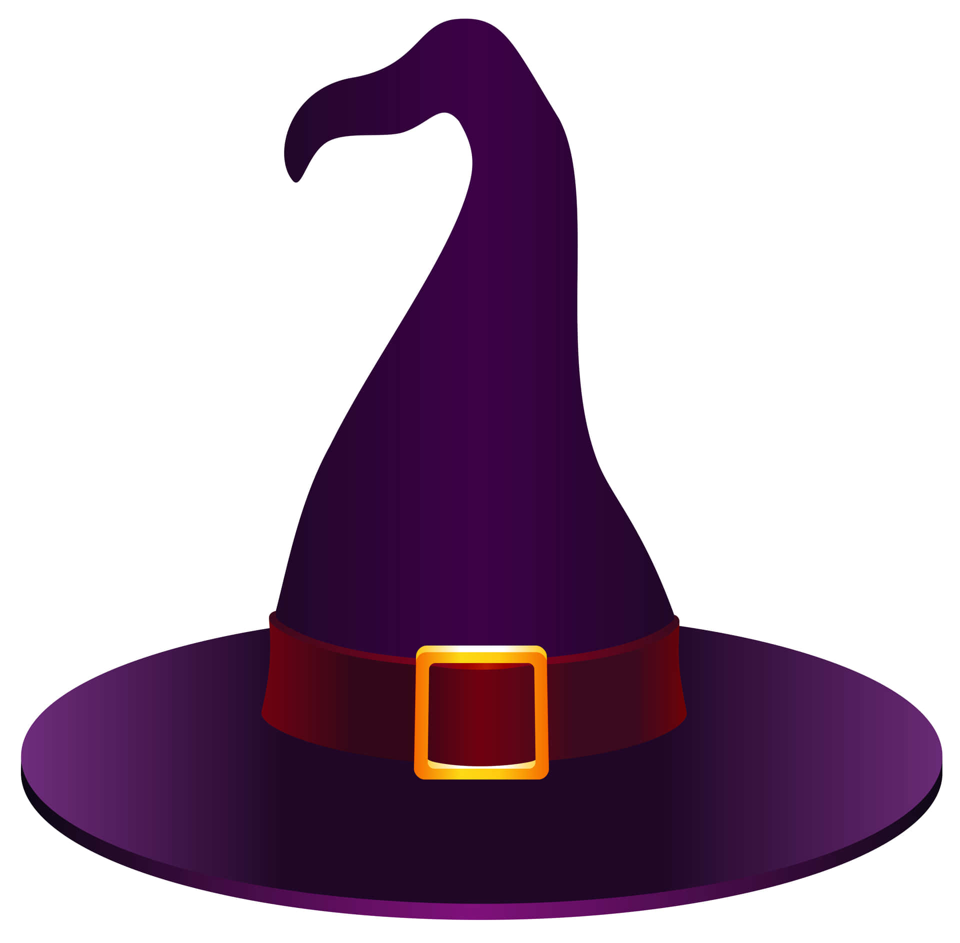 Mysterious Witch Hats Gathered in Magical Darkness Wallpaper