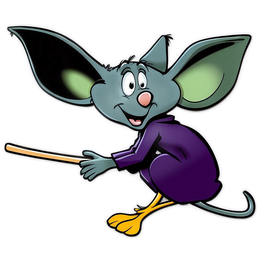 Witch Mouse Cartoon Png Hwe PNG