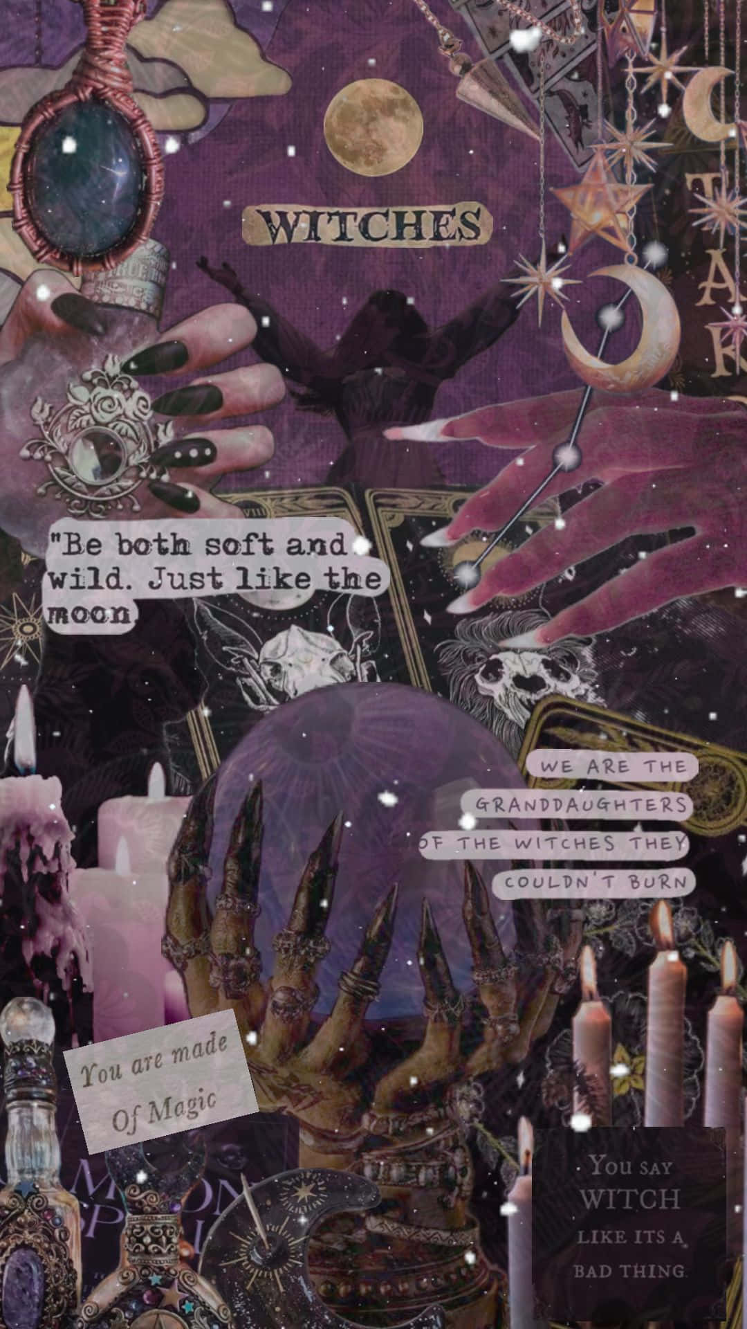 Witchcraft_ Aesthetic_ Collage Wallpaper