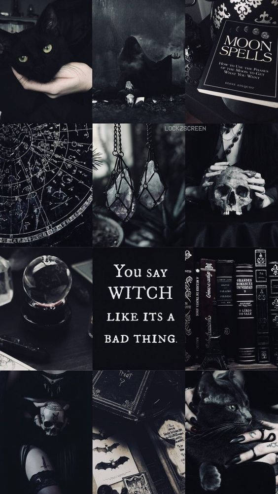 Witchcraft Black Aesthetic Wallpaper