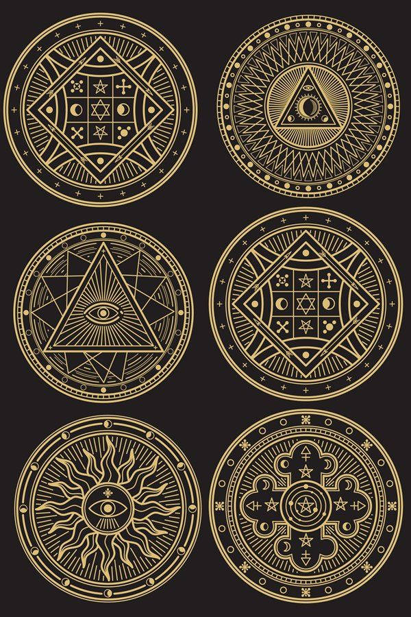 Witchcraft Symbols Wallpaper