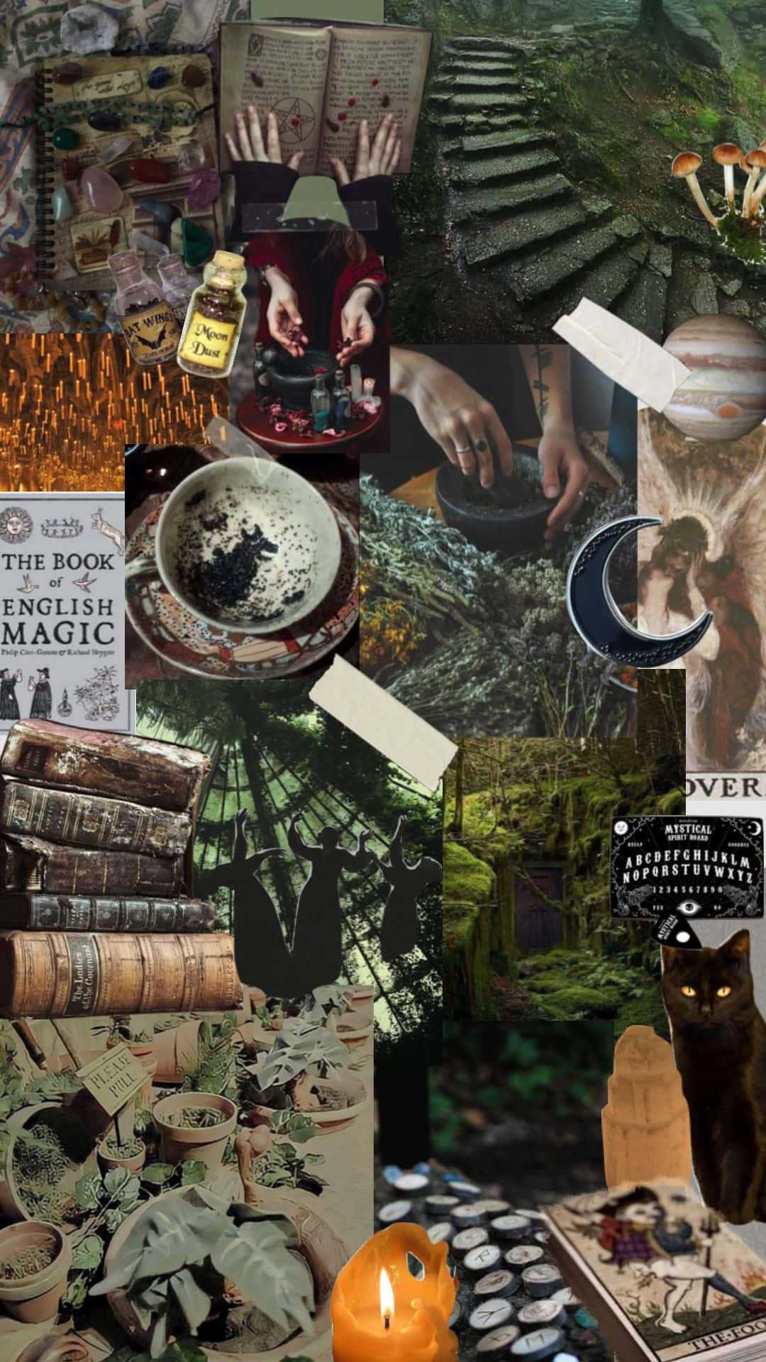 Witchcraft_ Collage_ Aesthetic.jpg Wallpaper