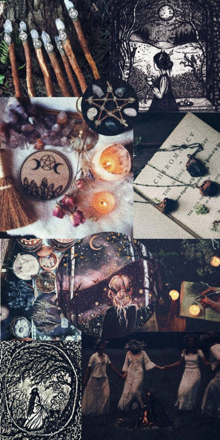 Witchcraft Collage Wallpaper