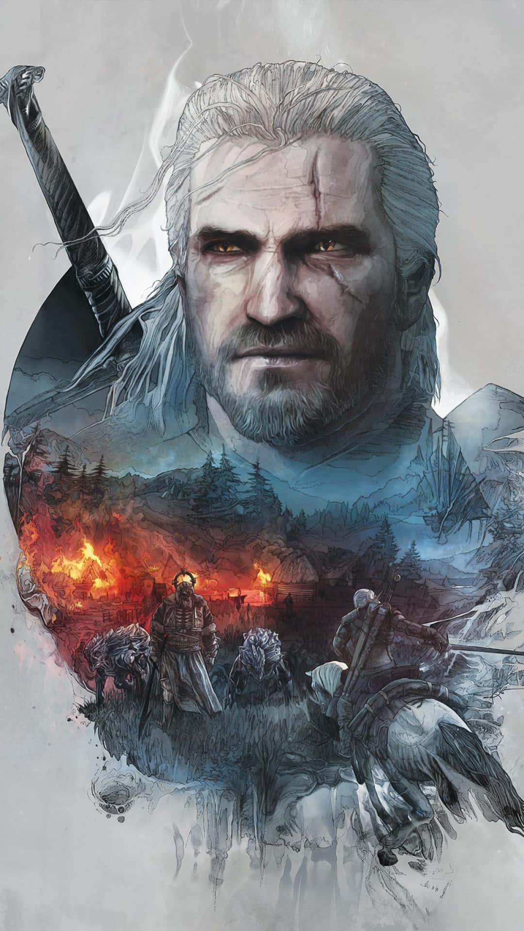 Geralt of Rivia in The Witcher's Magical World