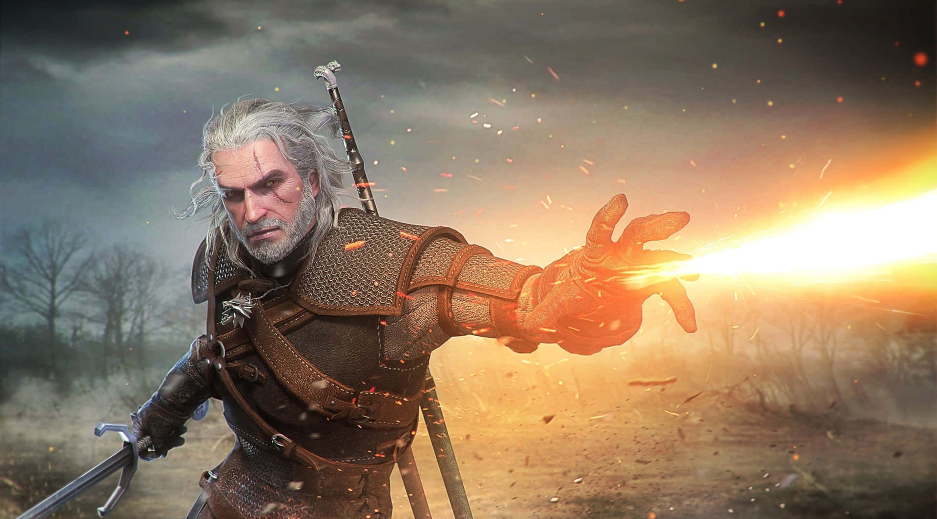 Uniscitia Geralt In Un Viaggio Mozzafiato In The Witcher 3: Wild Hunt.