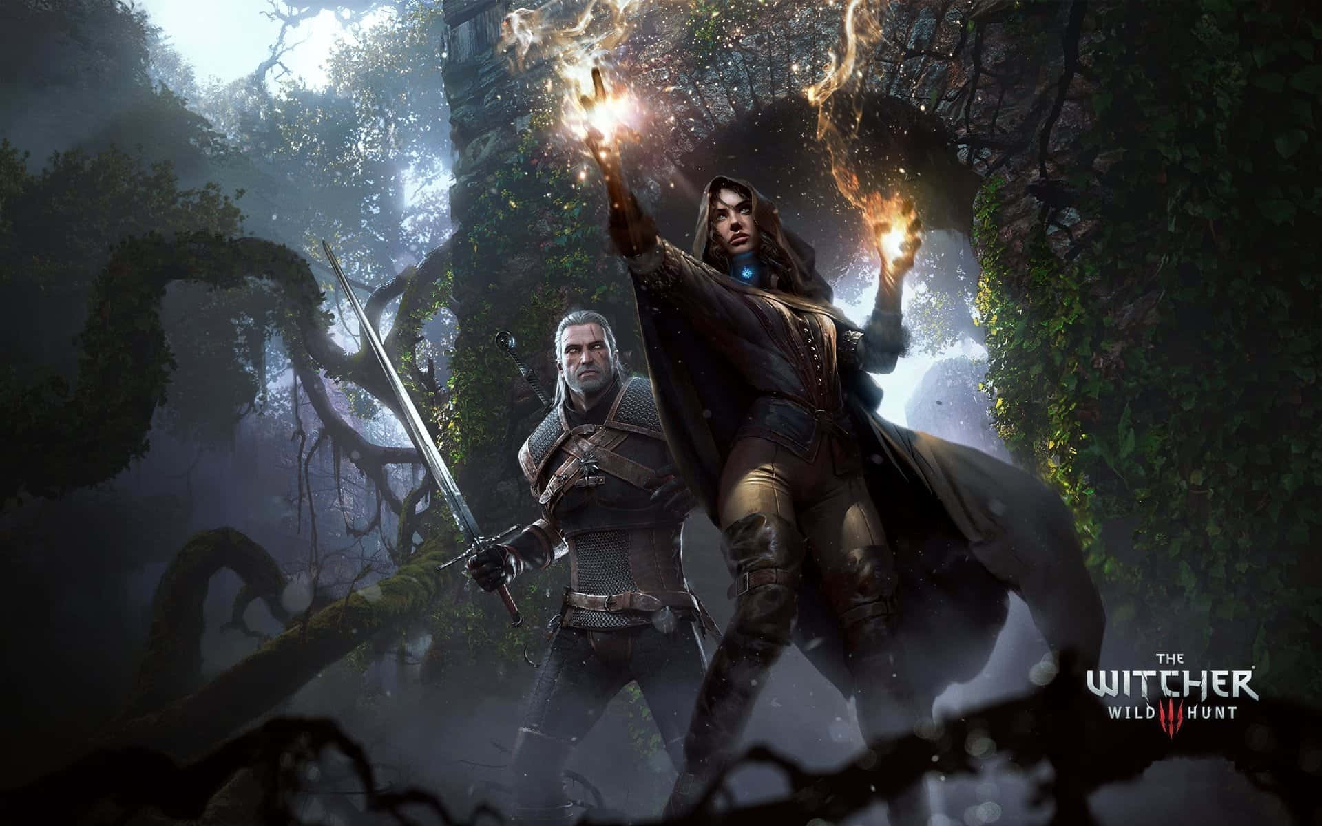 “Explore the world of The Witcher with Witcher 3 Desktop” Wallpaper