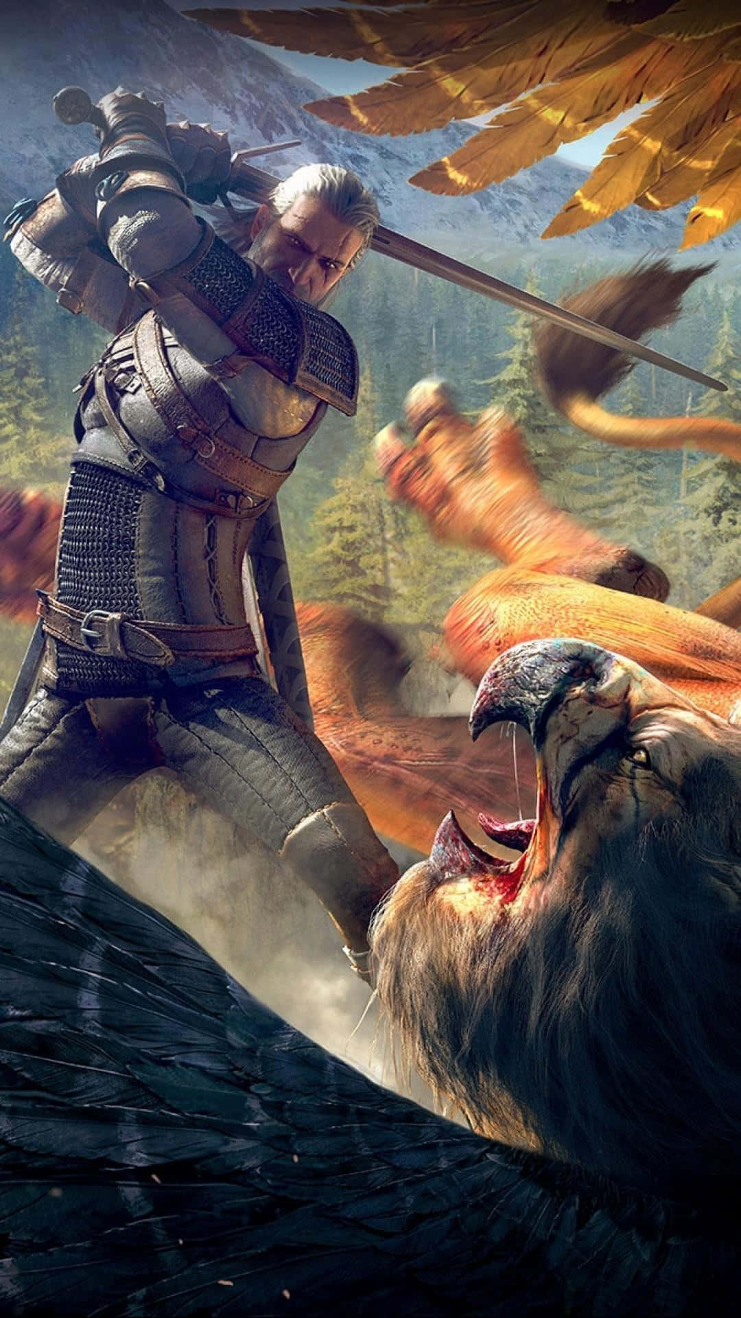 Explore the wild hunt and expand your journey with a Witcher 3 phone Wallpaper