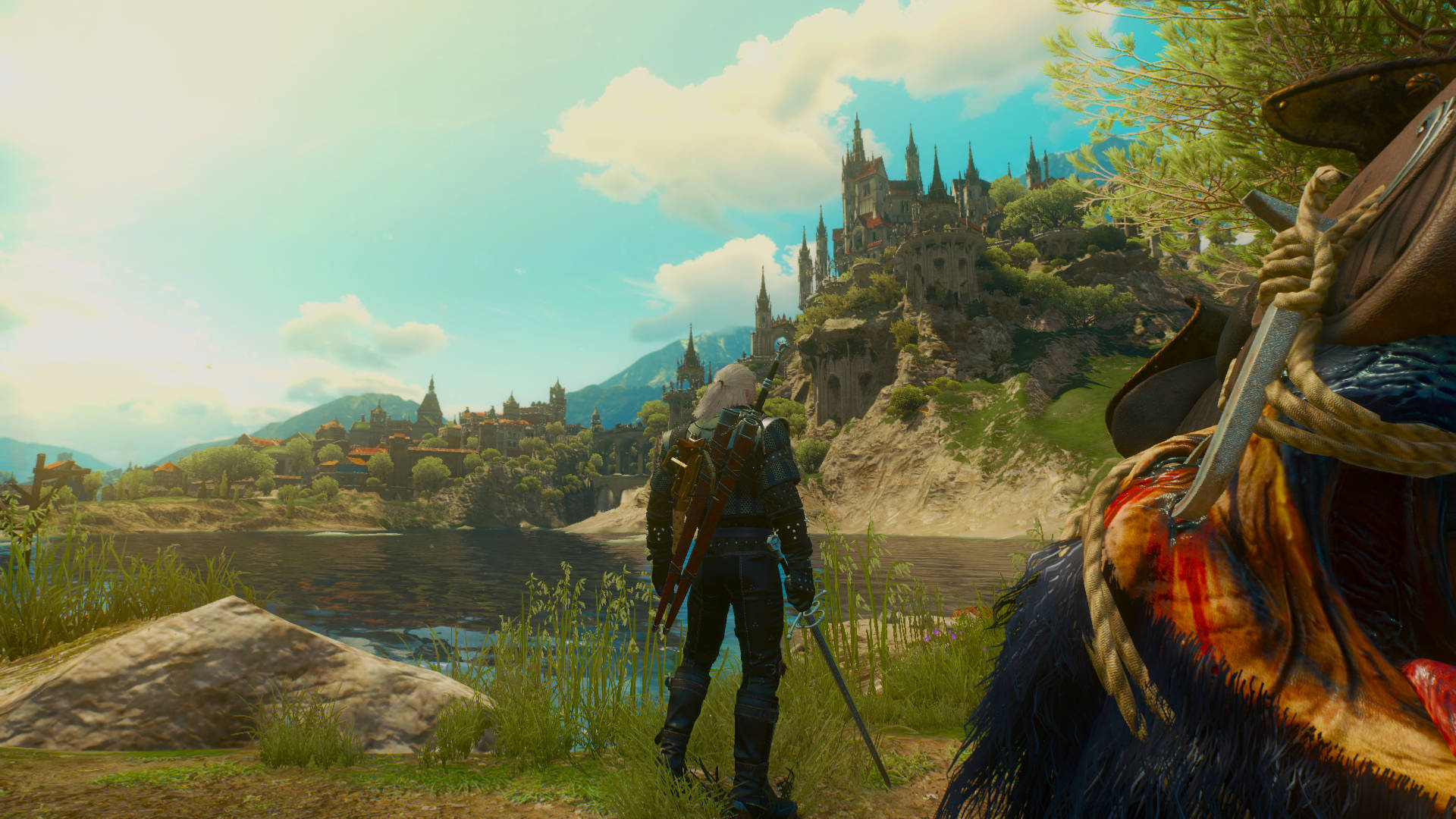 Witcher 4k Video Game Landscape Wallpaper