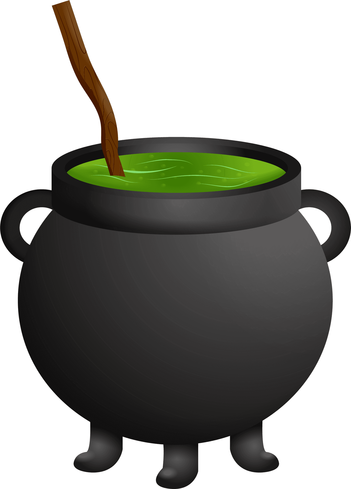 Witches Brew Cauldron Clipart PNG