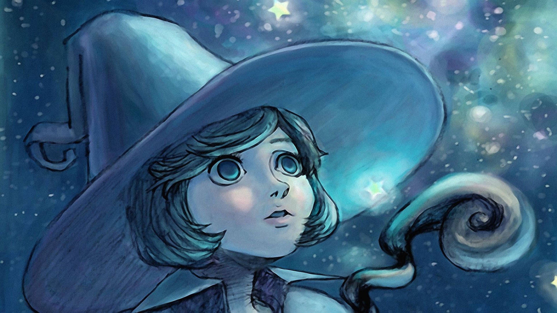 Witchy Child Art Wallpaper
