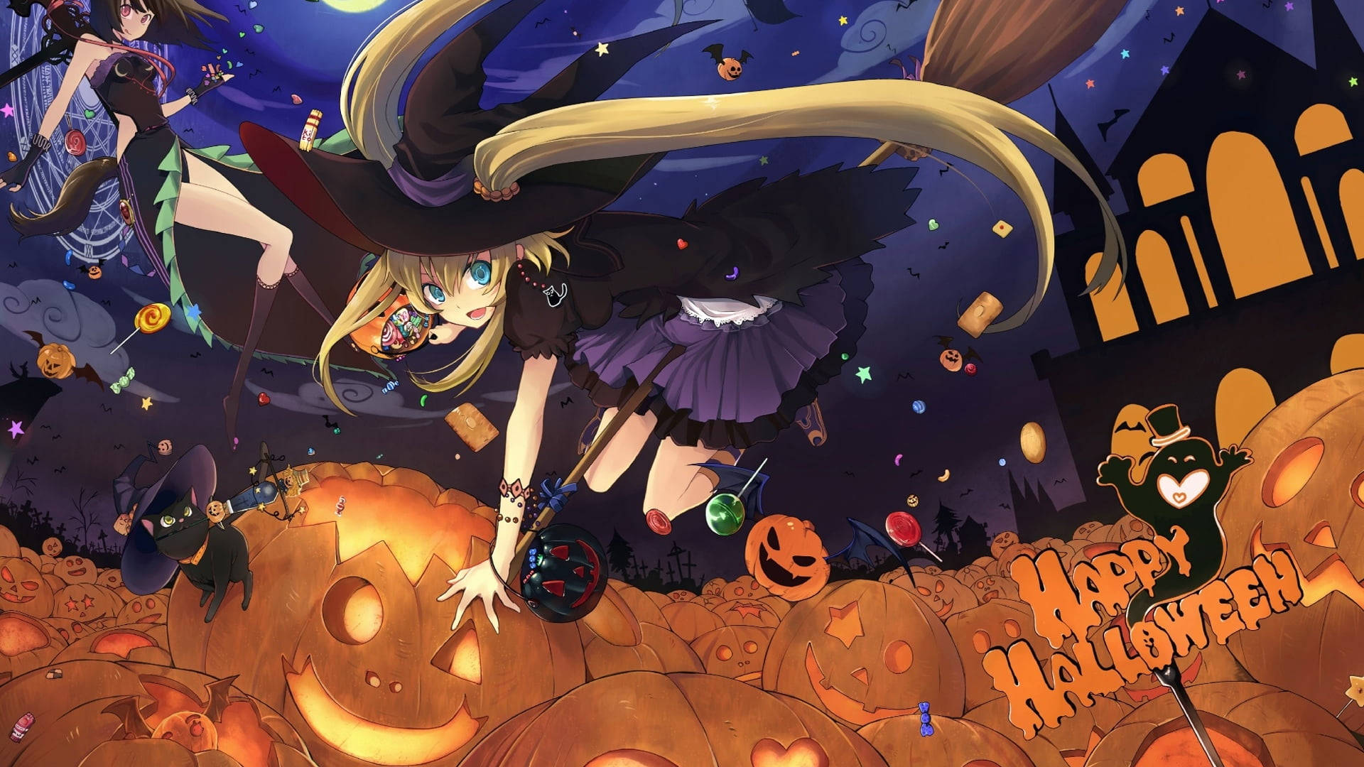 Witchy Halloween Wallpaper