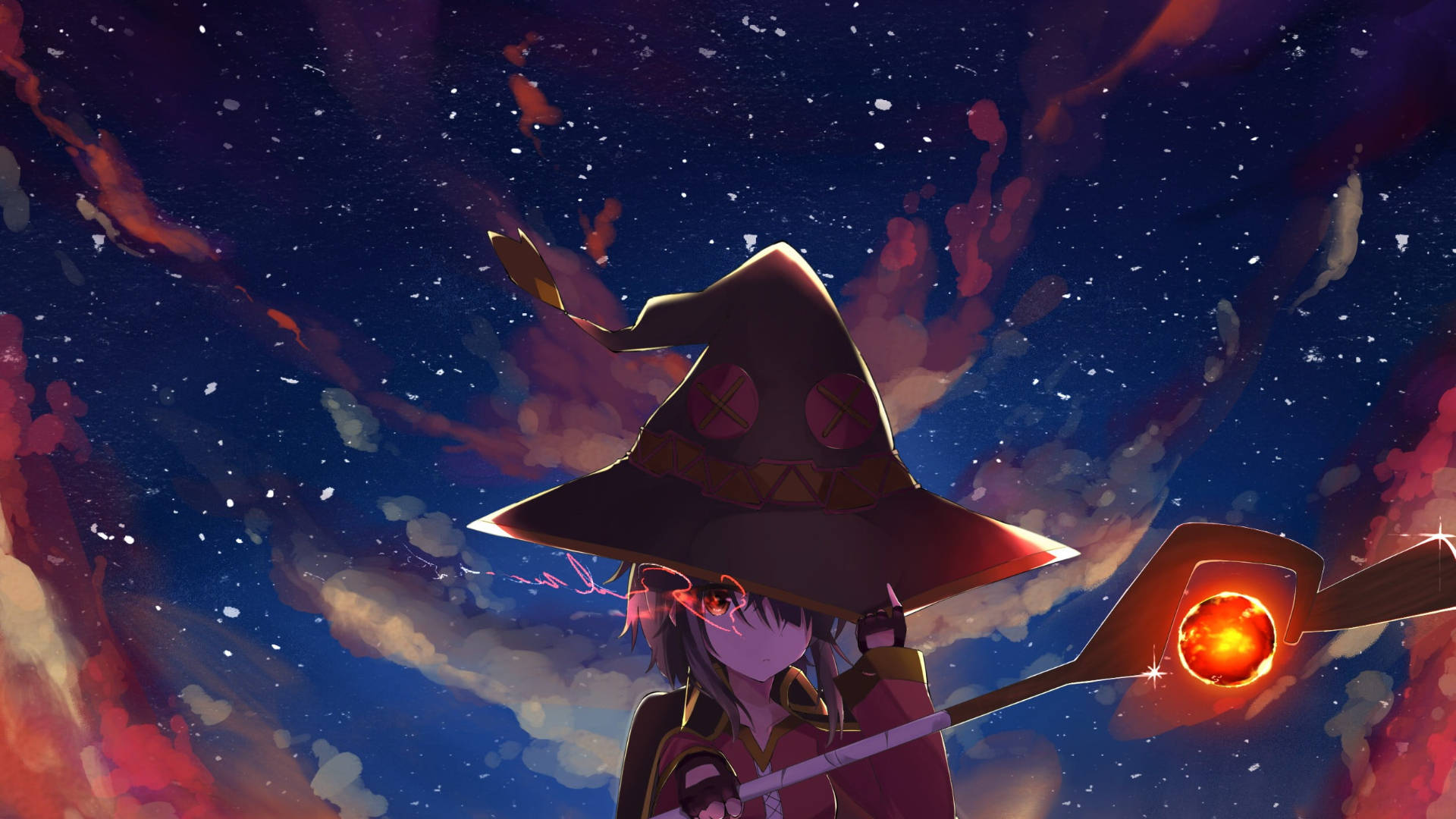 Witchy No Face Anime Girl Wallpaper