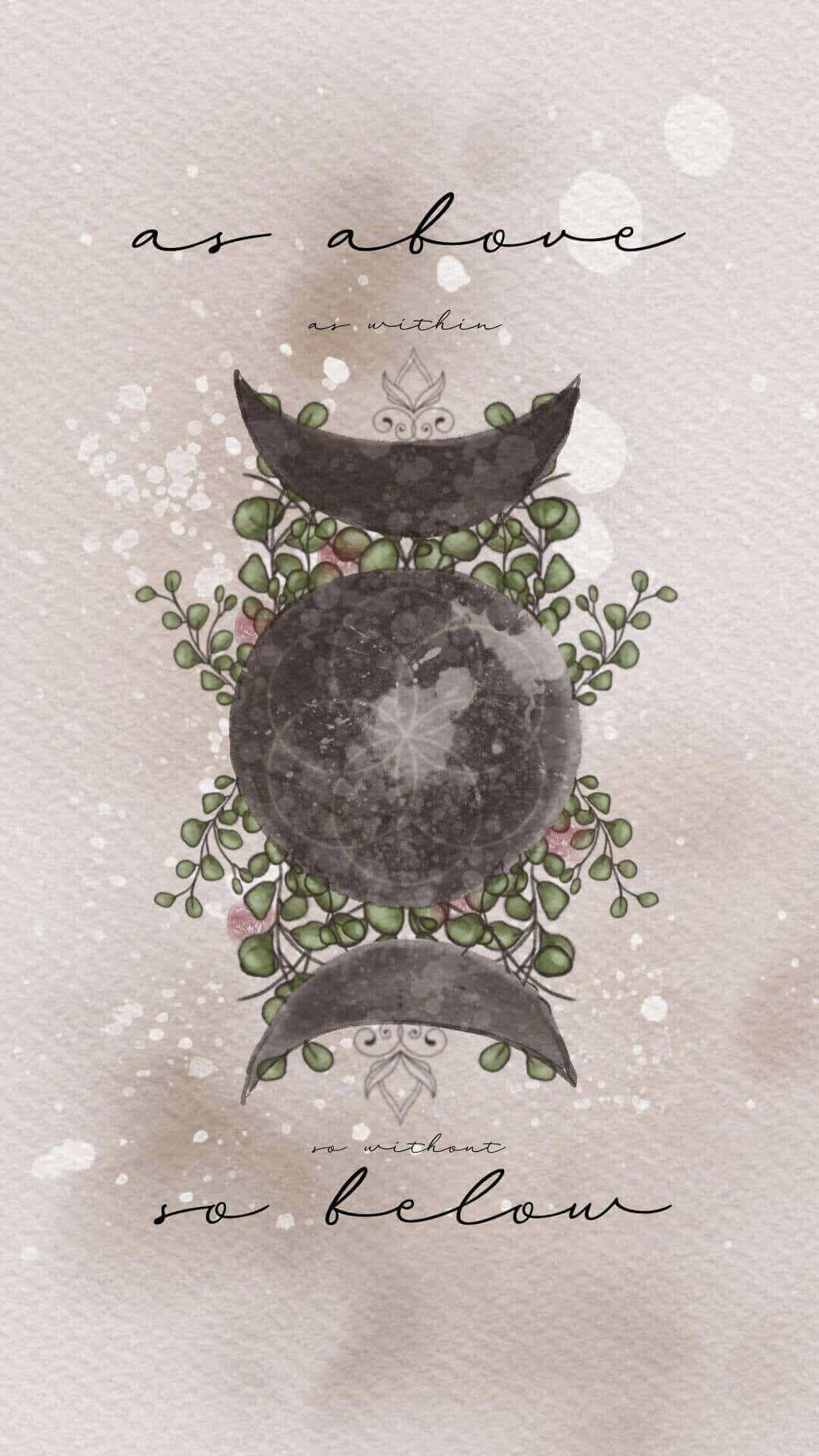 Witchy Phone Wallpaper Above Within Below Wallpaper