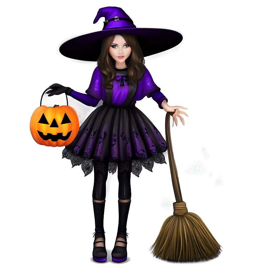 Witchy Trick Or Treat Magic Png Rjs PNG