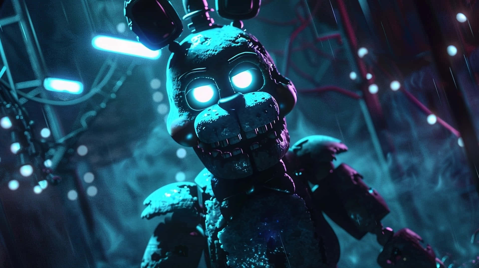 Withered Bonnie F N A F Character Wallpaper