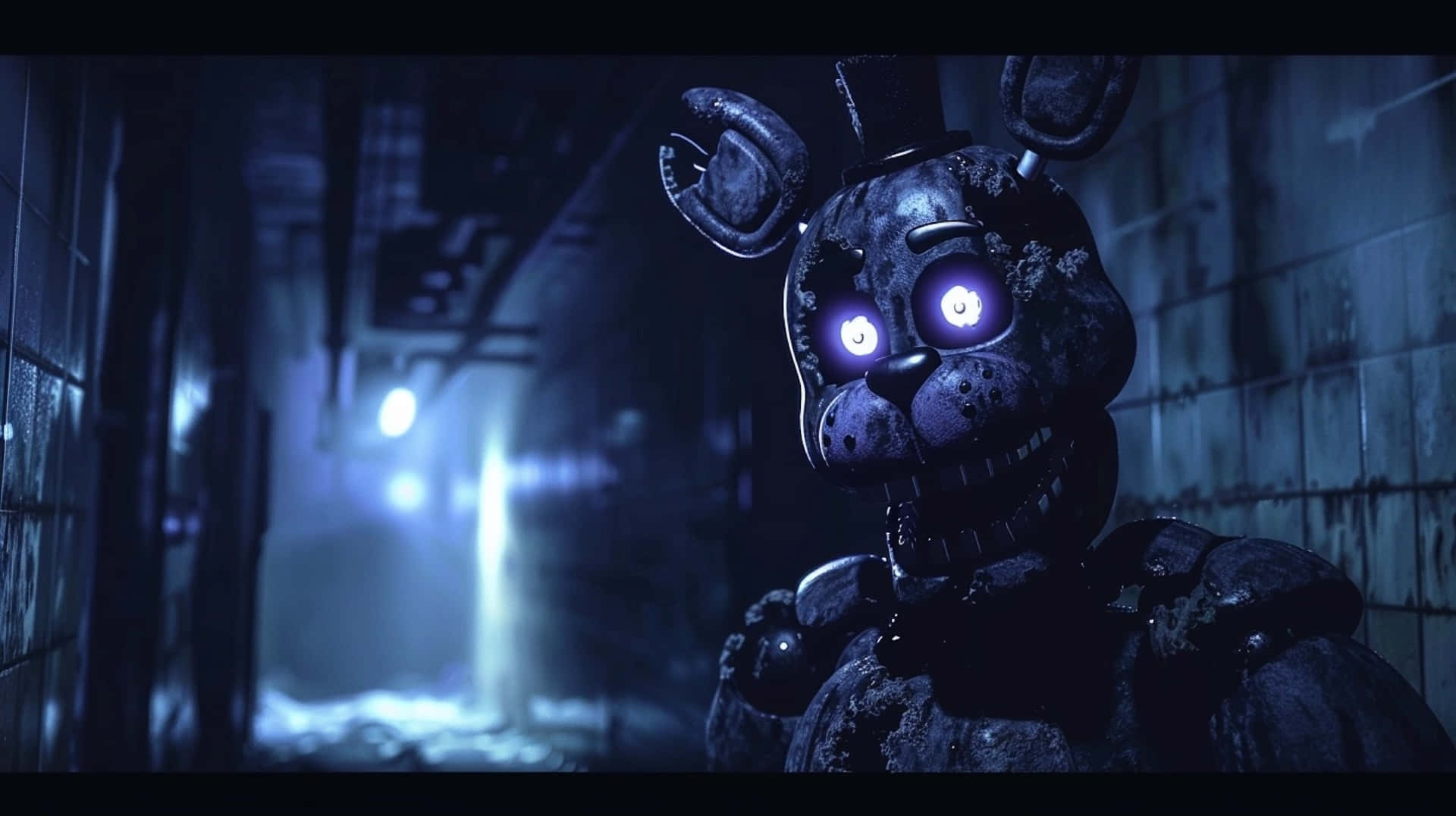 Withered_ Bonnie_ F N A F_ Corridor Wallpaper