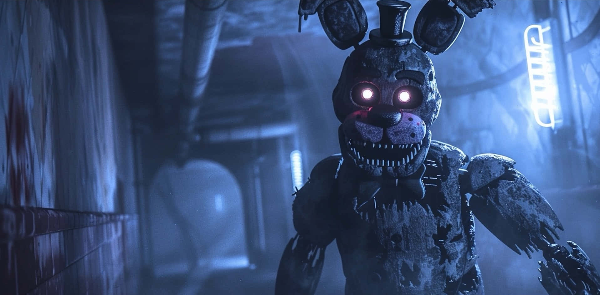 Download Withered_ Bonnie_ F N A F Wallpaper | Wallpapers.com