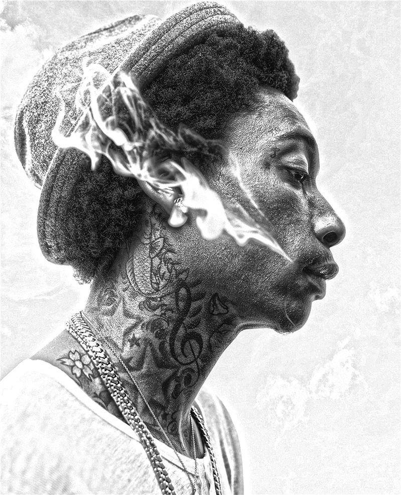 Wiz Khalifa Exhale Smoke Wallpaper