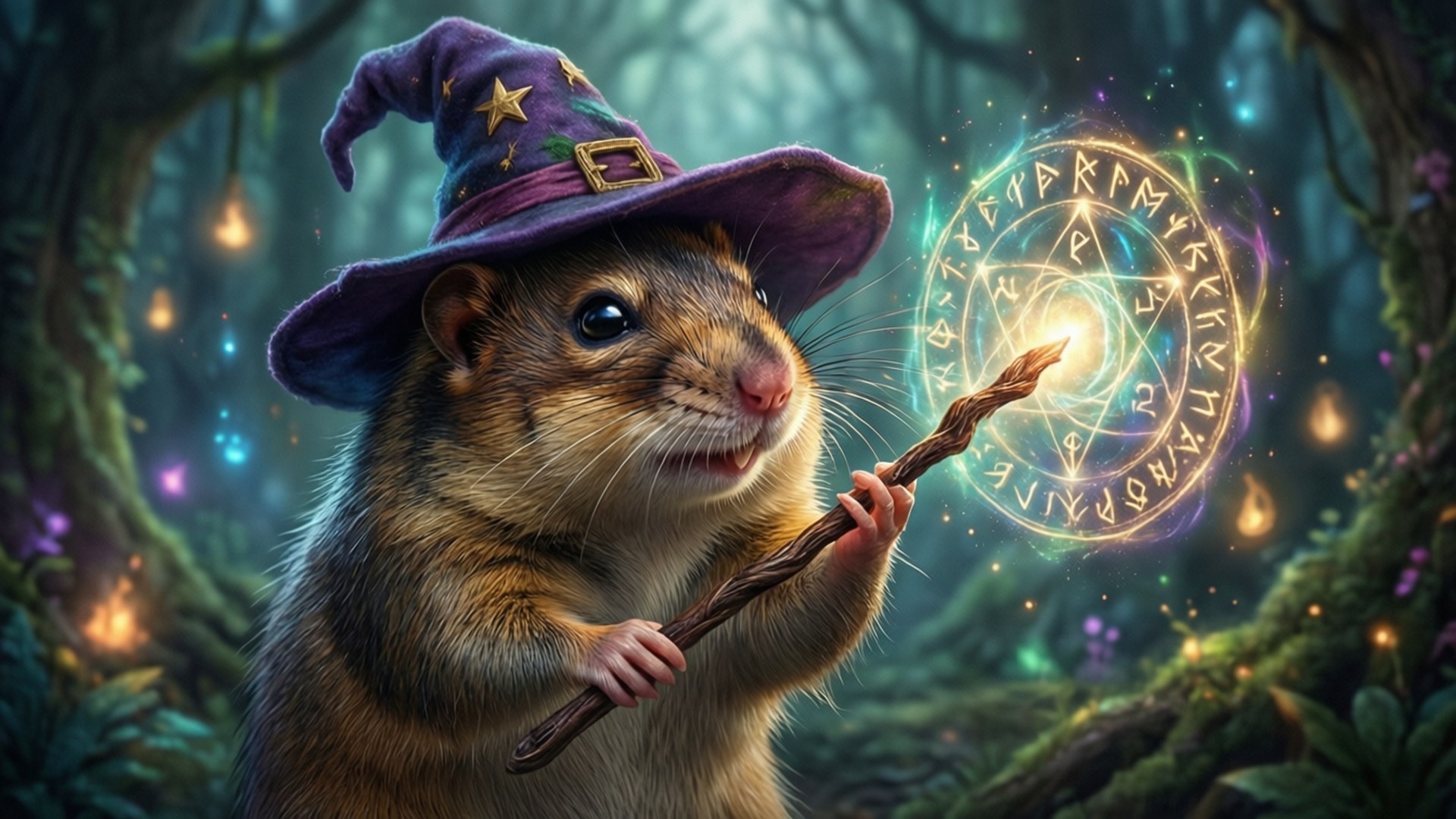 Wizard Gopher Bakgrundsbilder