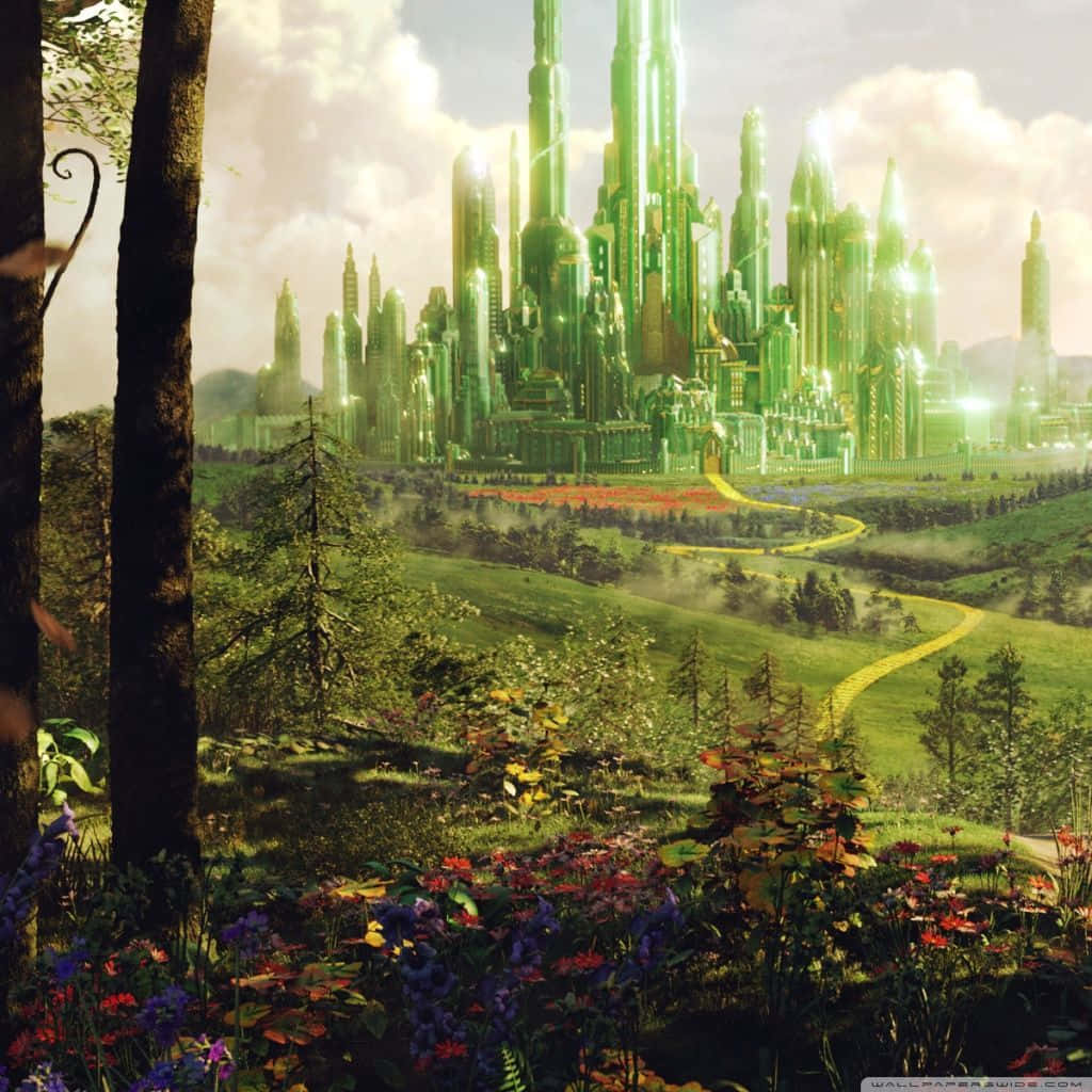 Wizard Of OZ Emerald City skrivebordsbaggrund Wallpaper